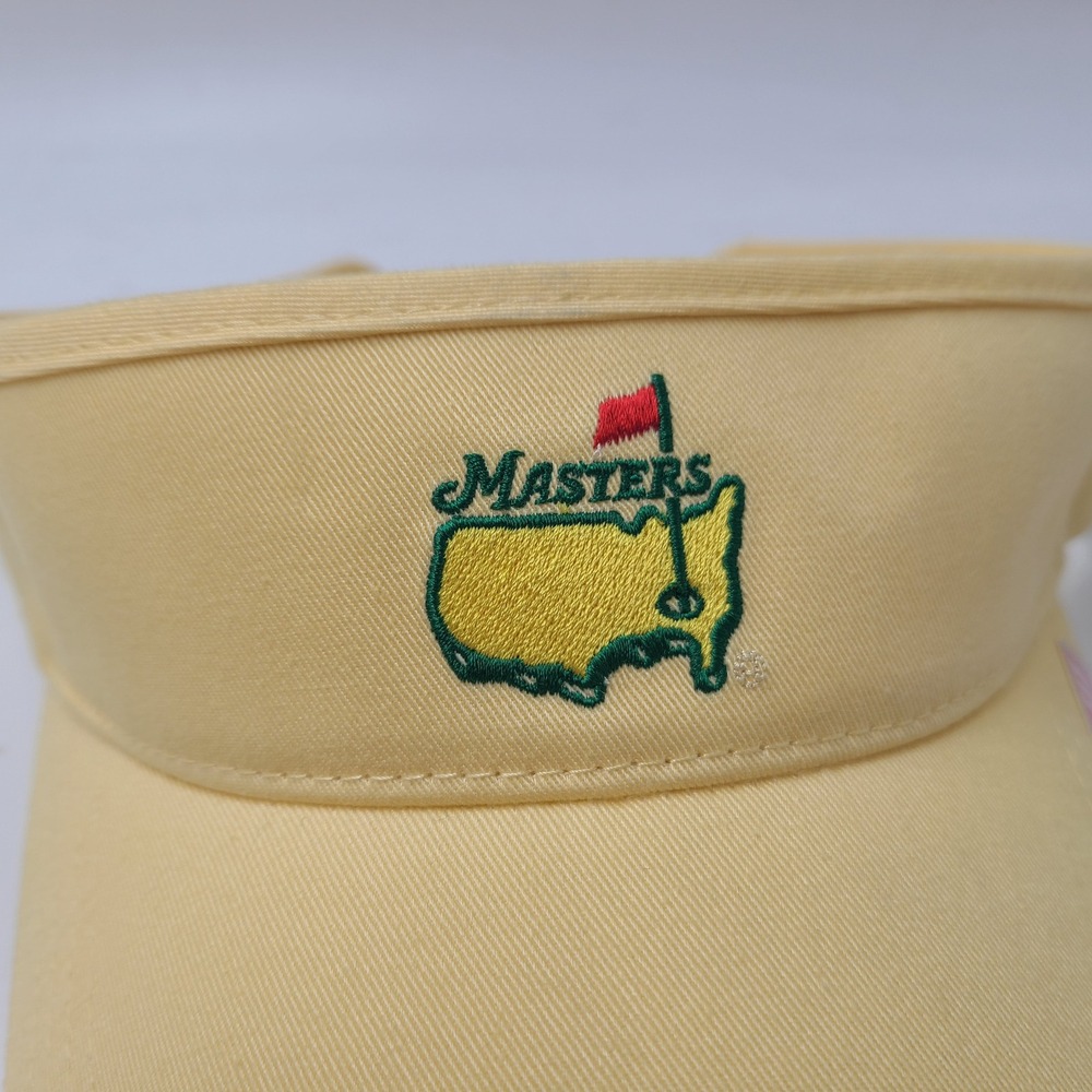 Women Masters Visor Hat Adjustable American Needle Yellow Green Golf Ladies Fit - Picture 4 of 11